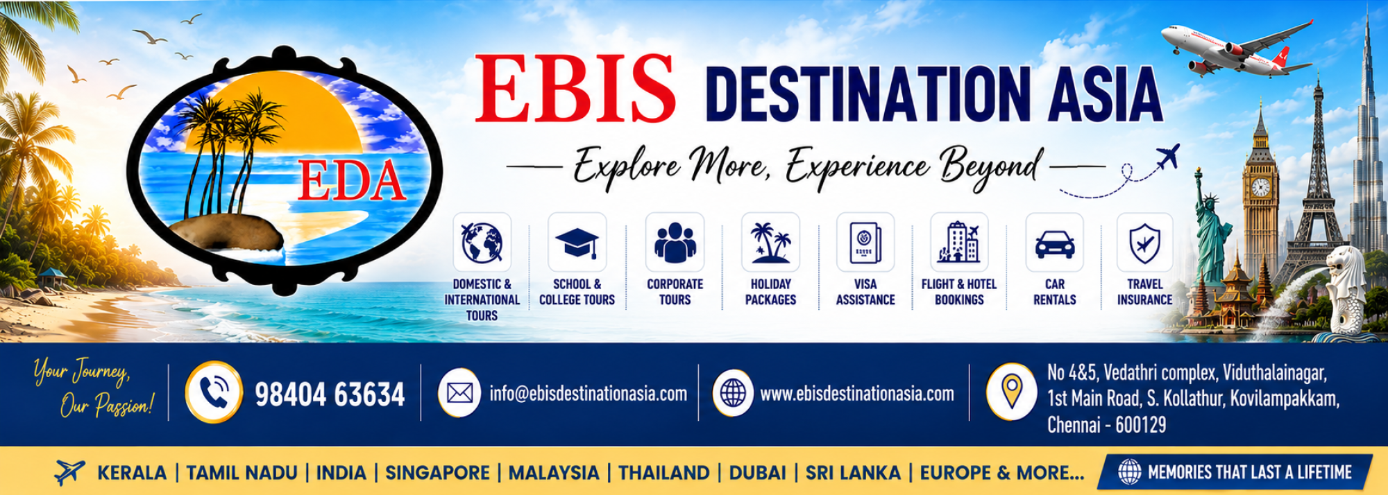 EDA - We are here to make your traveling dreams complete
